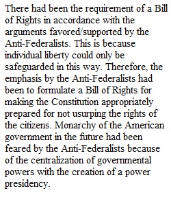 Discussion Federalists and Anti-Federalists